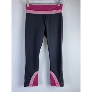 Lululemon Run Inspire Sz 4 Multicolored Cropped Leggings Luxtreme Stretch